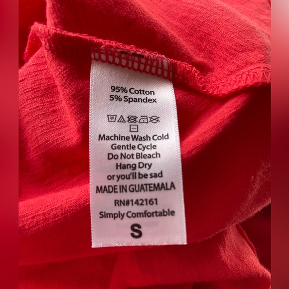 LuLaRoe LLR Maxi skirt ★ solid coral/red color ★ size small - Picture 5 of 9